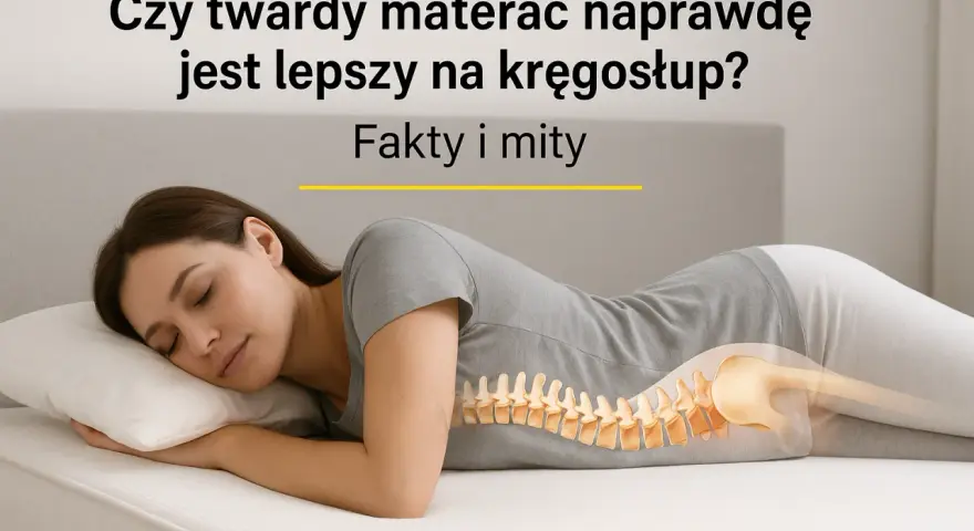 Twardy materac: mit czy zdrowie? Ekspert radzi, jak wybrać idealny.